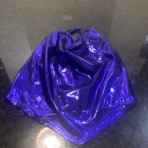 👗Purple holographic Crop top